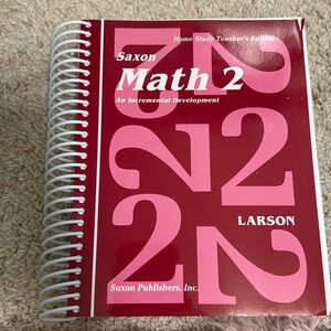 Math Saxon 2 
Home study teachers edition new